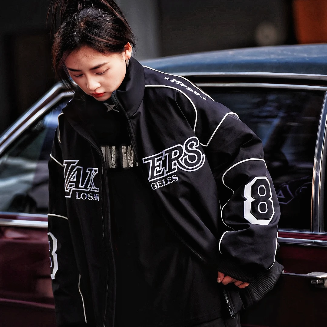 新三防系列【黑曼巴】冬款服自热冲锋服夹克赛车服防水外套男女款*