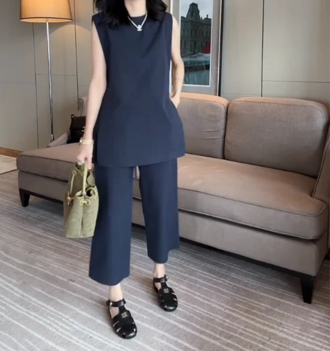 2025春季新款网红同款洋气减龄气质休闲薄款两件套女大1