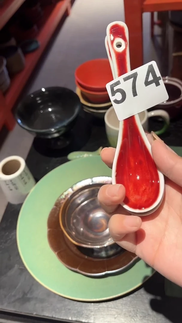 【闪购商品】碗574郎红勺3只