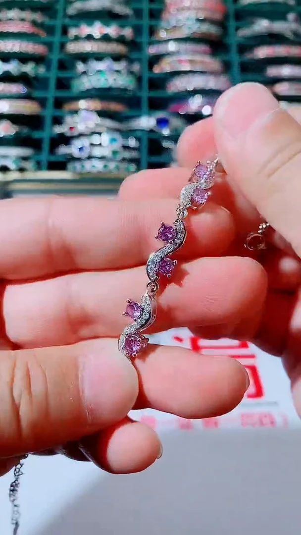 紫晶手链未镶嵌紫水晶手链