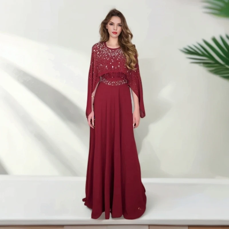 新款时尚民族长款连衣裙A064