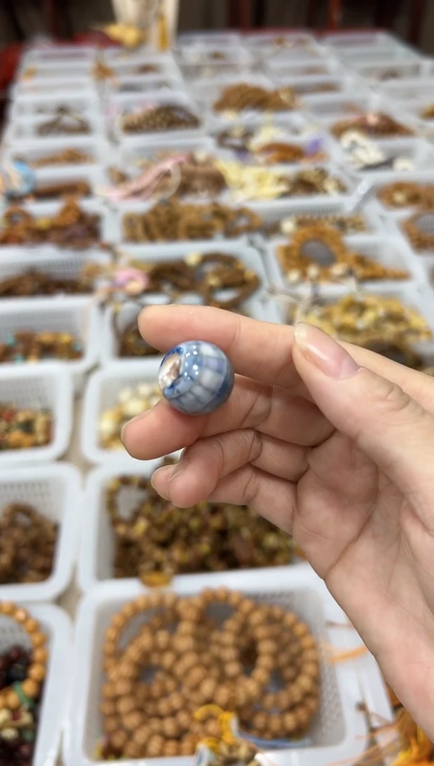 柏木（崖柏）手串/手链9*地球蓝1个