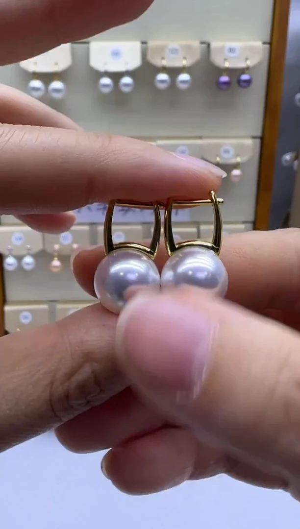 未镶嵌耳饰淡水珍珠32