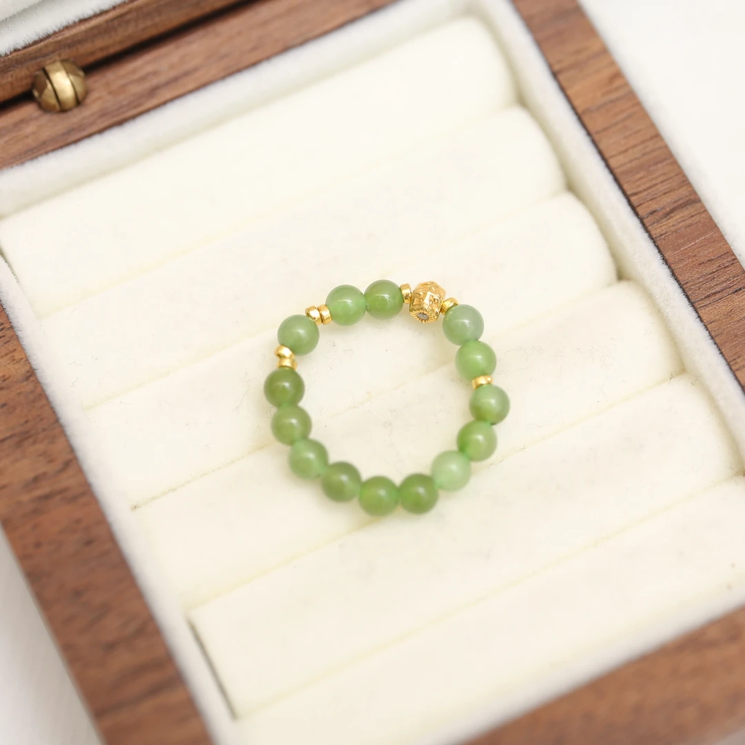 【云边】碧玉和田 戒指（多样性发货）