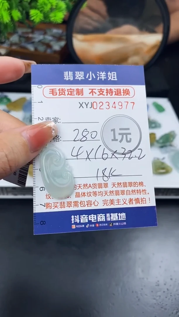 定制翡翠未镶嵌毛货商品不退换/ 4977