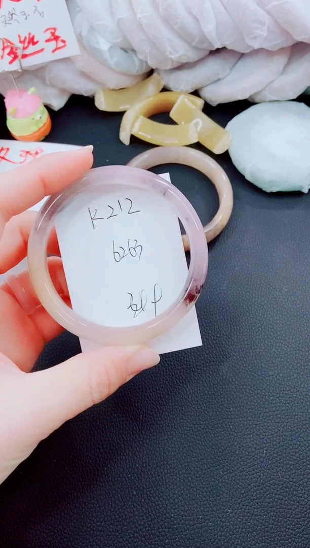 【闪购商品】石英质玉手镯未镶嵌K212-62/63