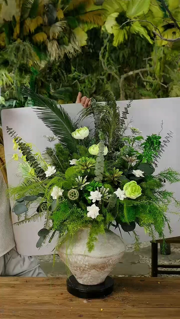 永生花一物一拍连花带瓶