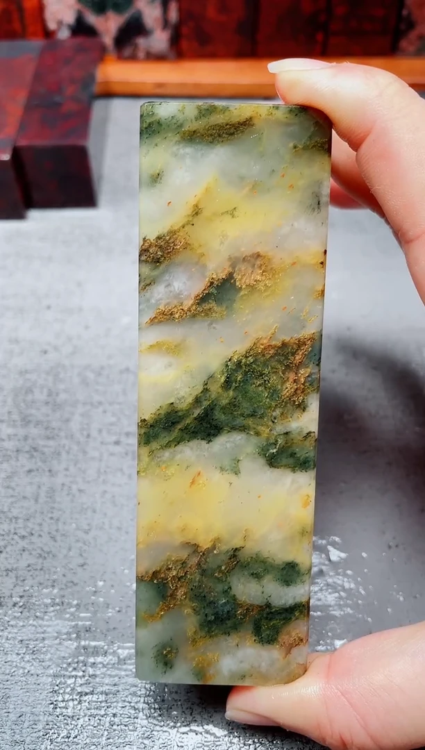 玉看***9桂林鸡血玉素章--29