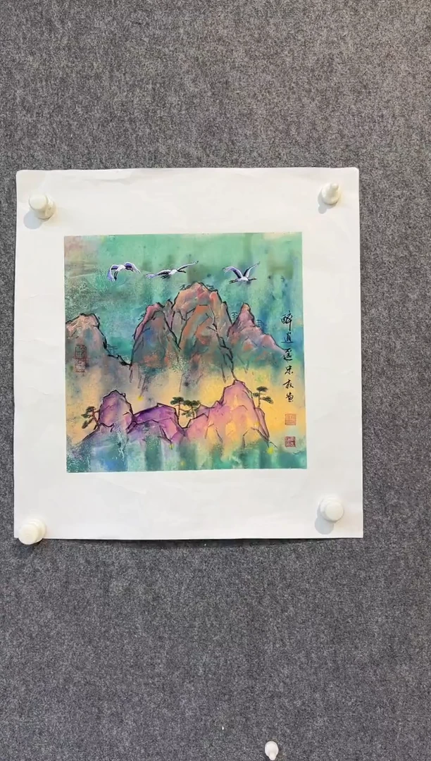 国画王忠权-1平尺-国画作品