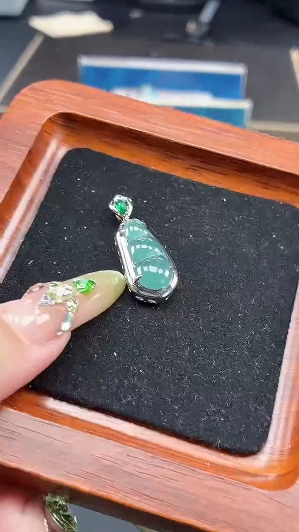 翡翠未镶嵌颈饰DLZ25081912