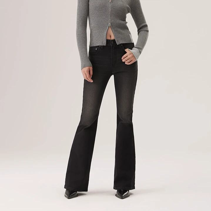 Levi's李维斯25年秋冬冬暖系列女士726加绒高腰喇叭修身牛仔裤