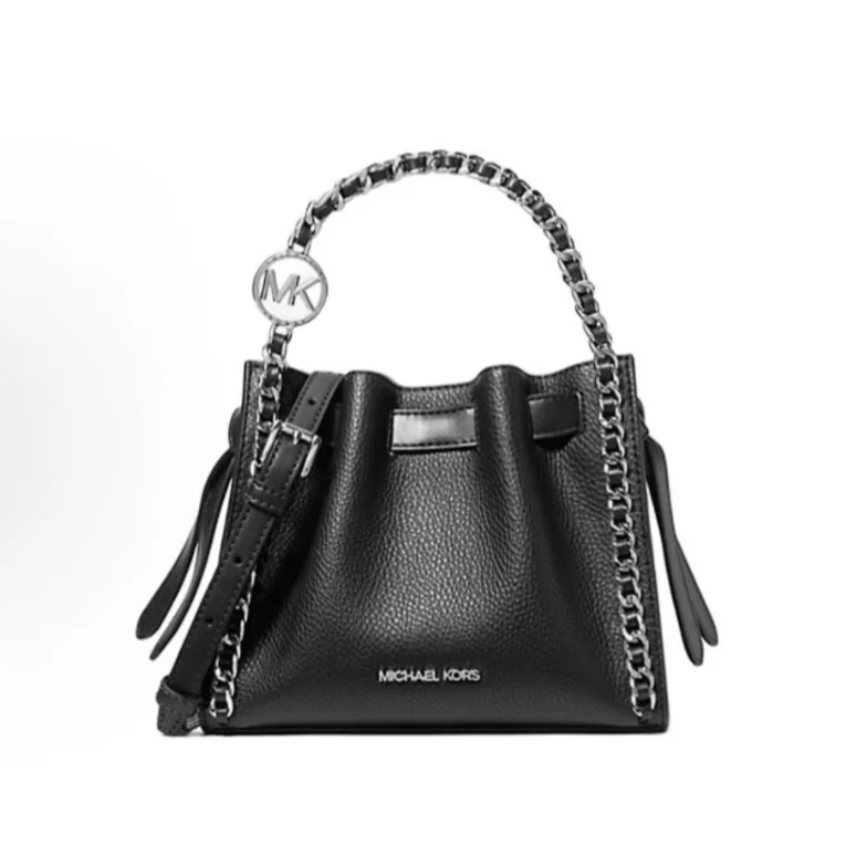 MICHAEL KORS/迈克高仕预售MINA小号黑色女包手提包斜挎包