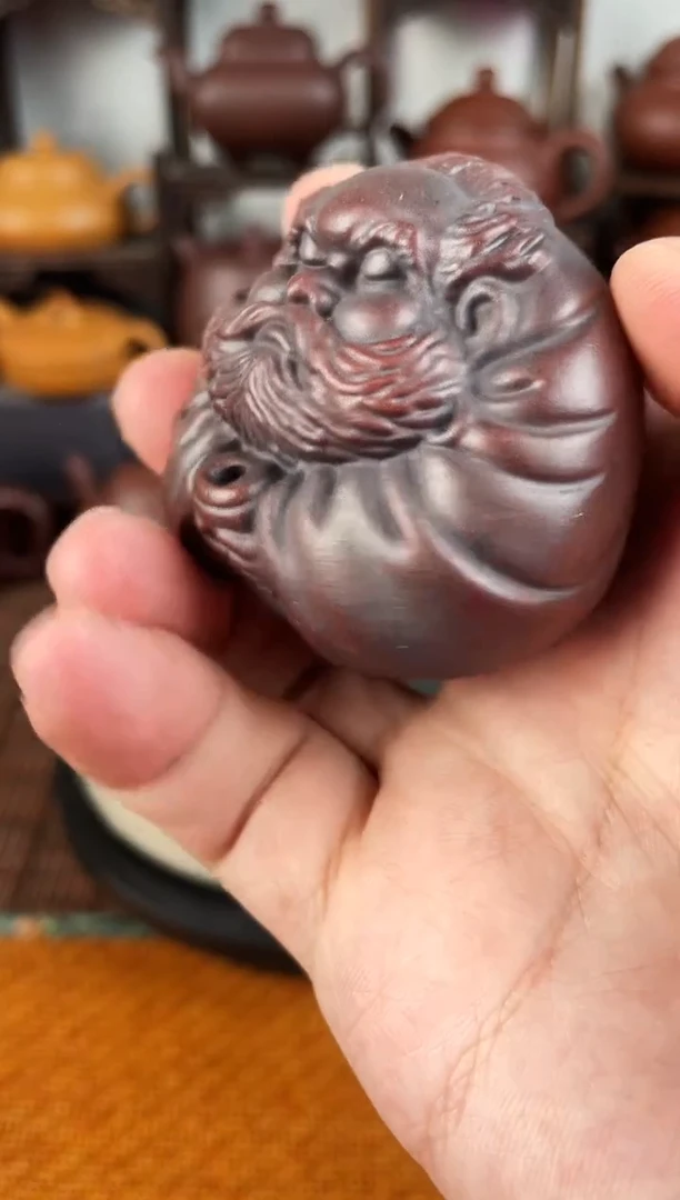 茶壶紫砂达摩祖师塑像