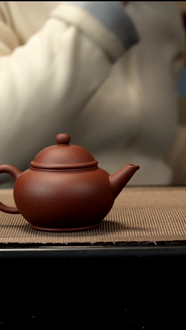 紫砂茶盏底槽清水平150CC