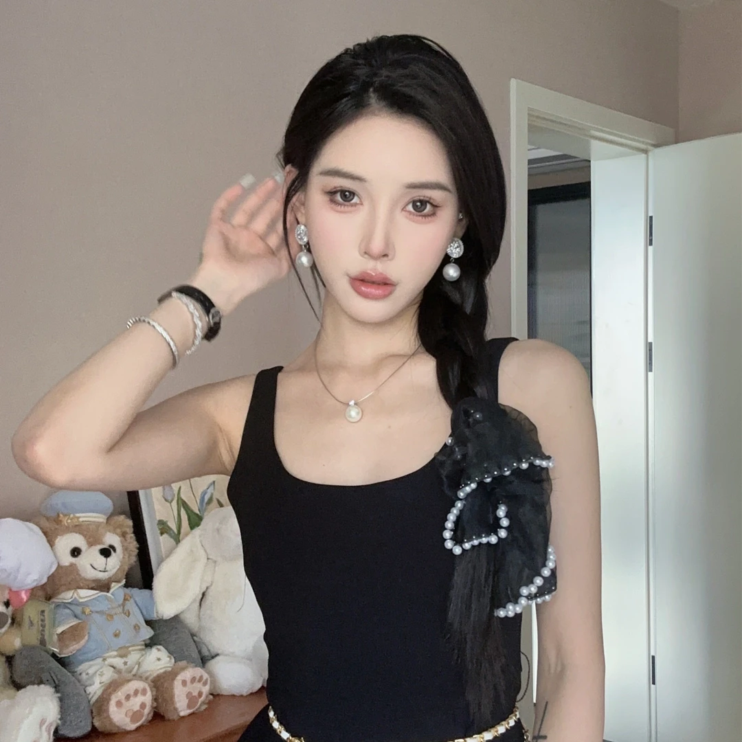 NKSJ迷人优雅甜美风发圈轻奢百搭高级感布艺非金属材质通用性别