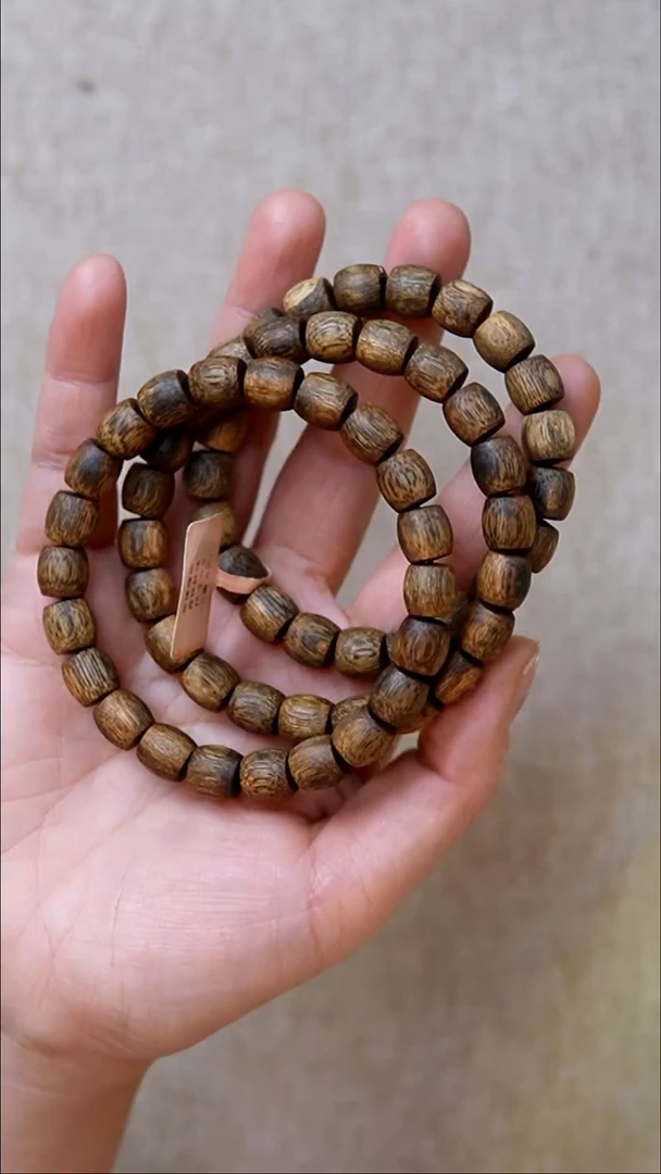 沉香手串奇楠单圈0.9多样性发其一