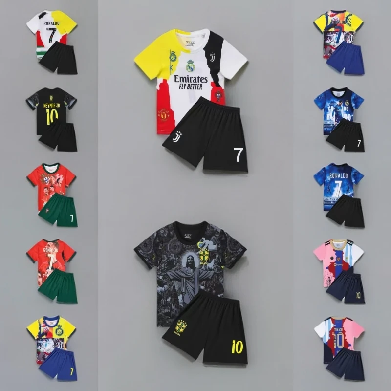 【皇马球衣c罗系列】足球服套装训练服-贝林厄姆姆巴佩主客场速干