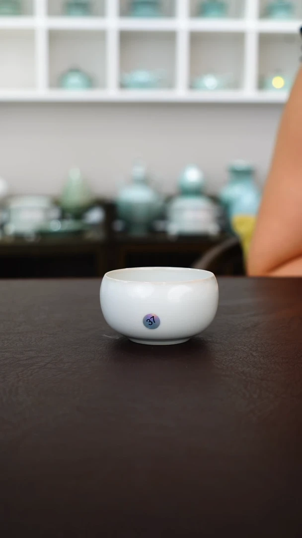 37号月白禅定杯微微暇  洁