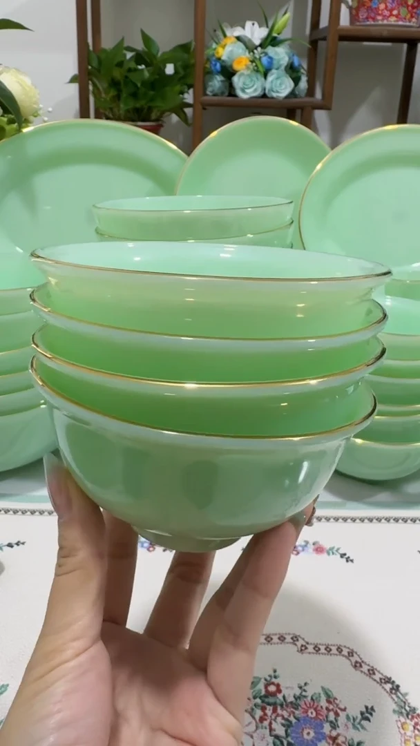 4.5英寸玉瓷碗4个口径11.5厘米