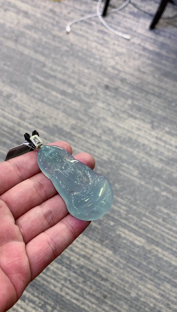 颈饰未镶嵌翡翠天然A货翡翠