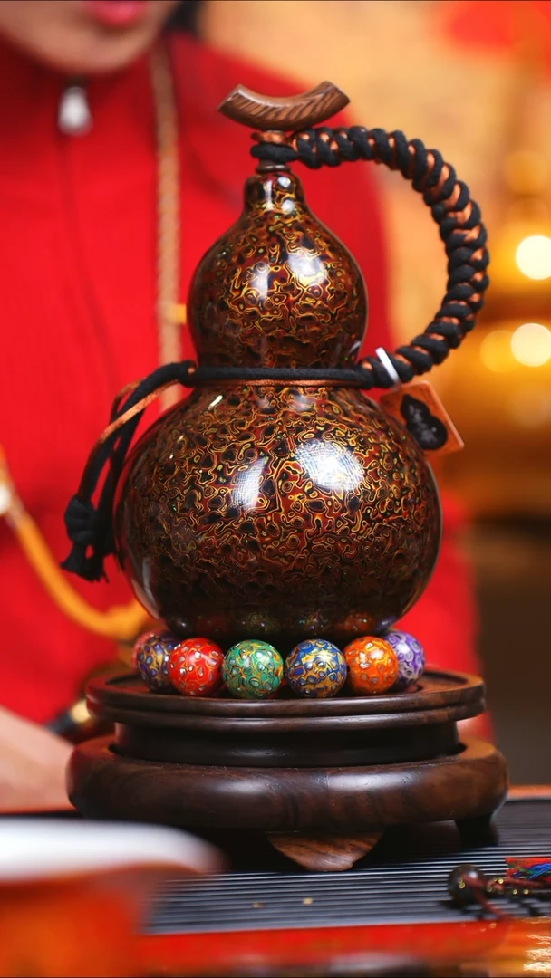 【闪购商品】JV072非遗臻选大漆酒葫芦