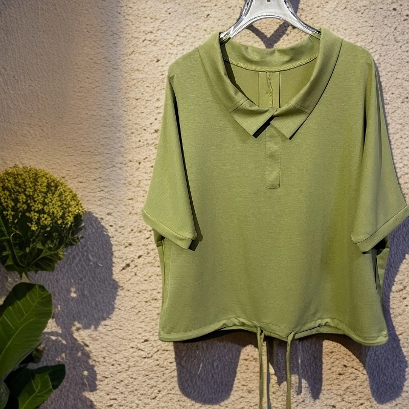 25夏季新款盆领四色小衫