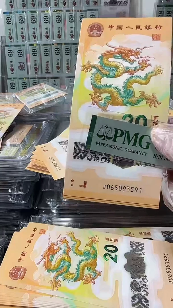 塑料065093591龙钞标十包PMG