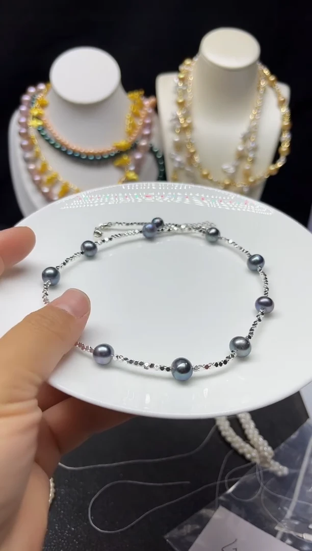 淡水珍珠未镶嵌颈饰多人