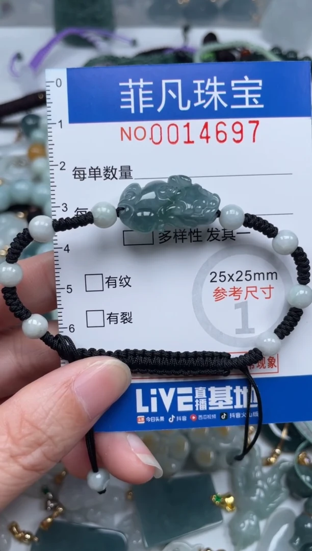 颈饰未镶嵌翡翠14697