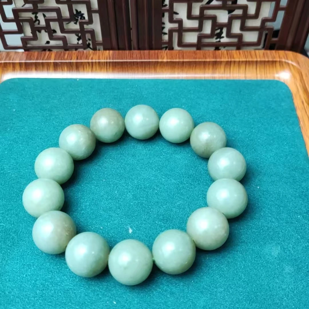 和田玉------圆珠手串0522