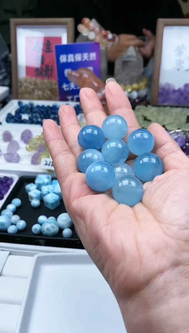 【闪购商品】海蓝宝石颈饰未镶嵌126a多样性发其一/2.22/1个