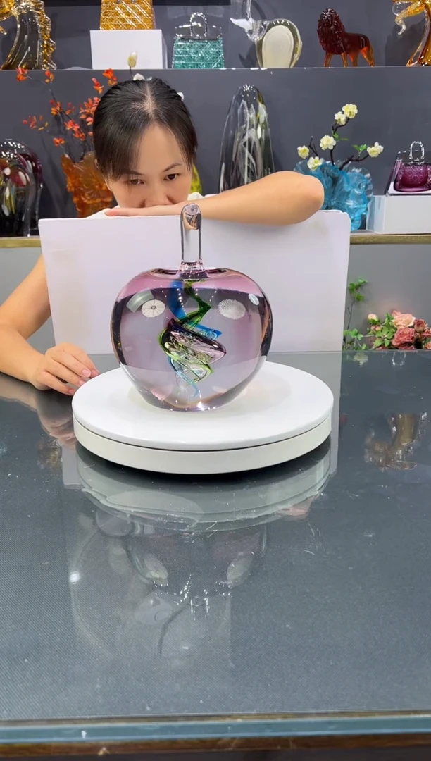 琉璃水晶琉璃摆件1个