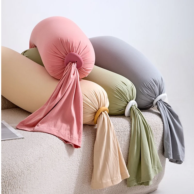 进口聚苯乙烯 超解压 护腰侧睡全棉面料弹性 柔软 夹腿神器长枕！