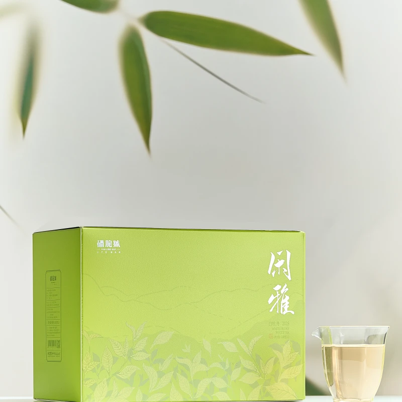 磻龙号【闲雅】2025年花香白牡丹春茶屯茶装400g福鼎白茶