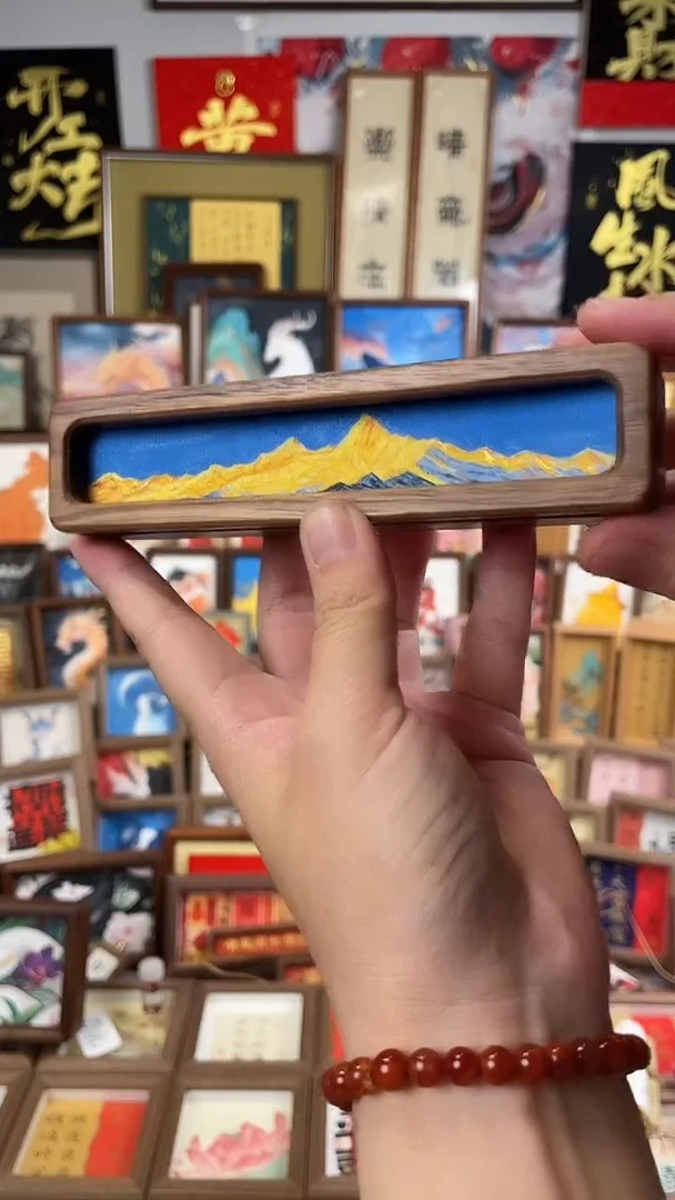 国画纯手绘书法绘画作品