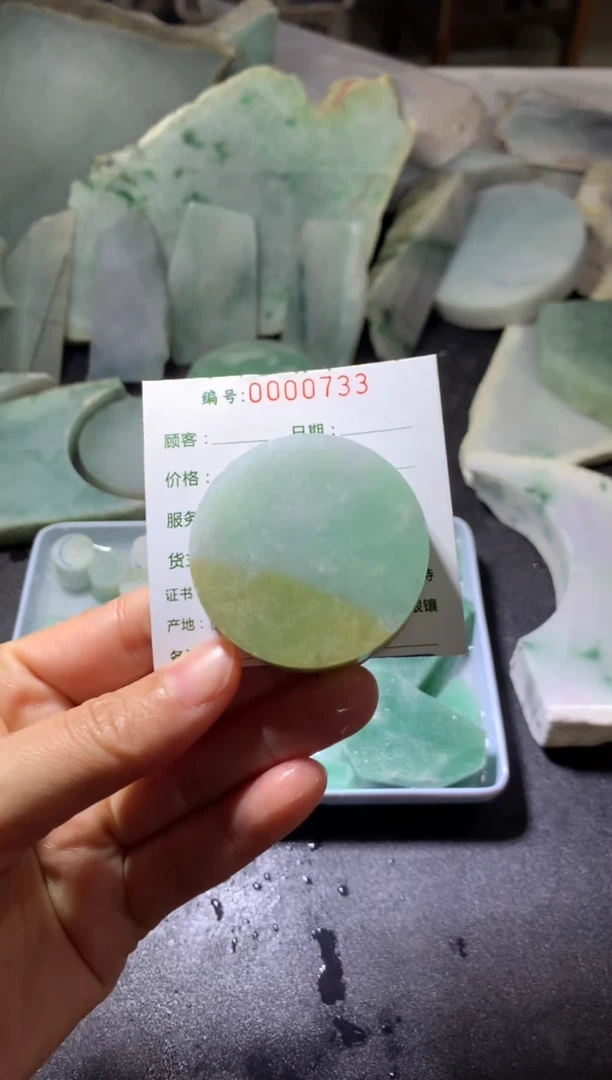 【闪购商品】翡翠颈饰未镶嵌料子