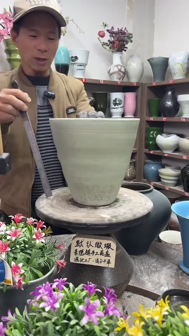 12-24-高21口21瑕-花盆