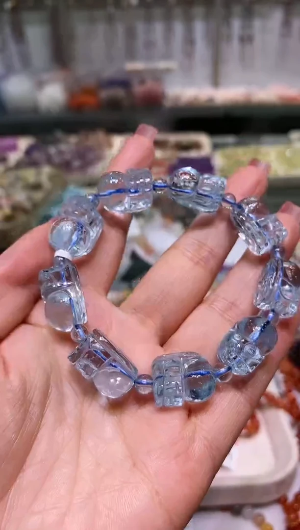 未镶嵌托帕石手链多样性发其一