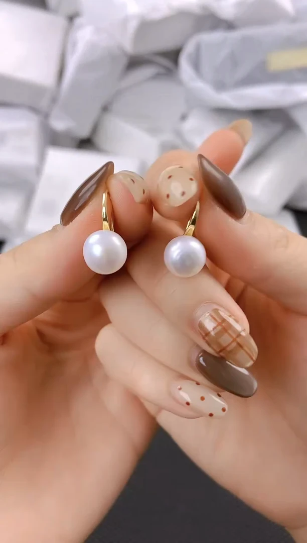 未镶嵌耳饰淡水珍珠ed1032