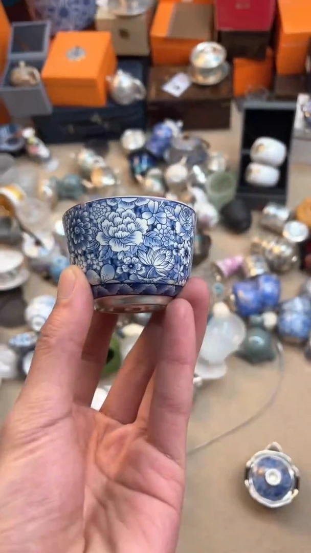 【闪购商品】瓷片@@@@@@@@@@@@@@万花杯子