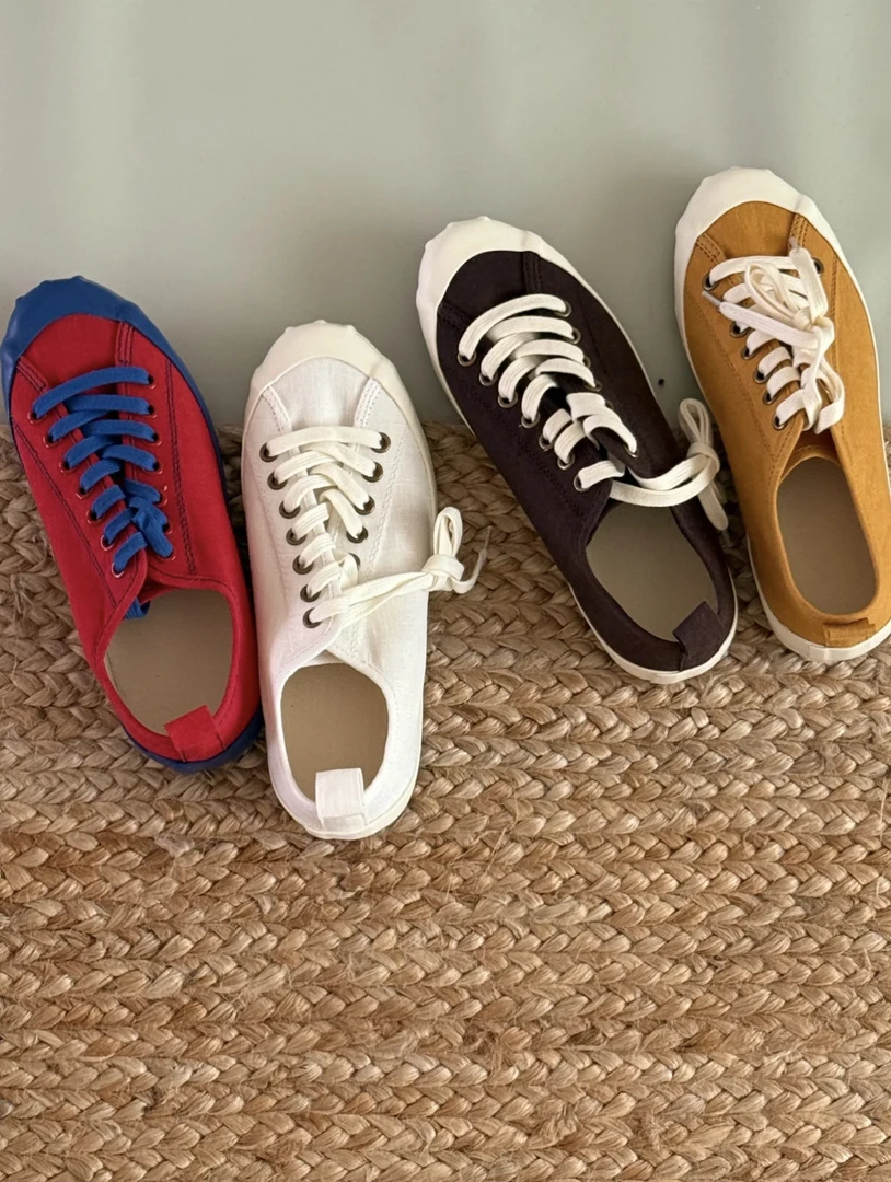 【软画家】（双鞋带）小众设计四季款阿甘鞋日系硫化帆布鞋轻便