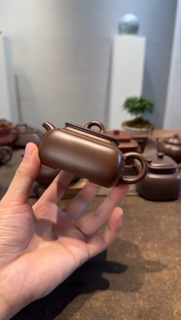 茶壶紫砂茶*柒紫砂壶长四方150cc