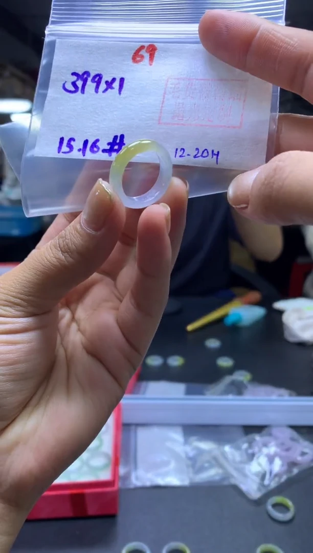 未镶嵌定制翡翠戒圈#399元-毛货需精细抛光