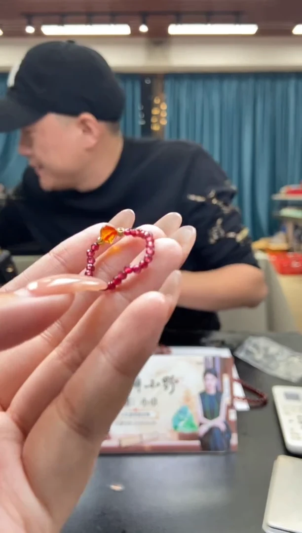 【闪购商品】石榴石戒指未镶嵌石榴石35多样性发一