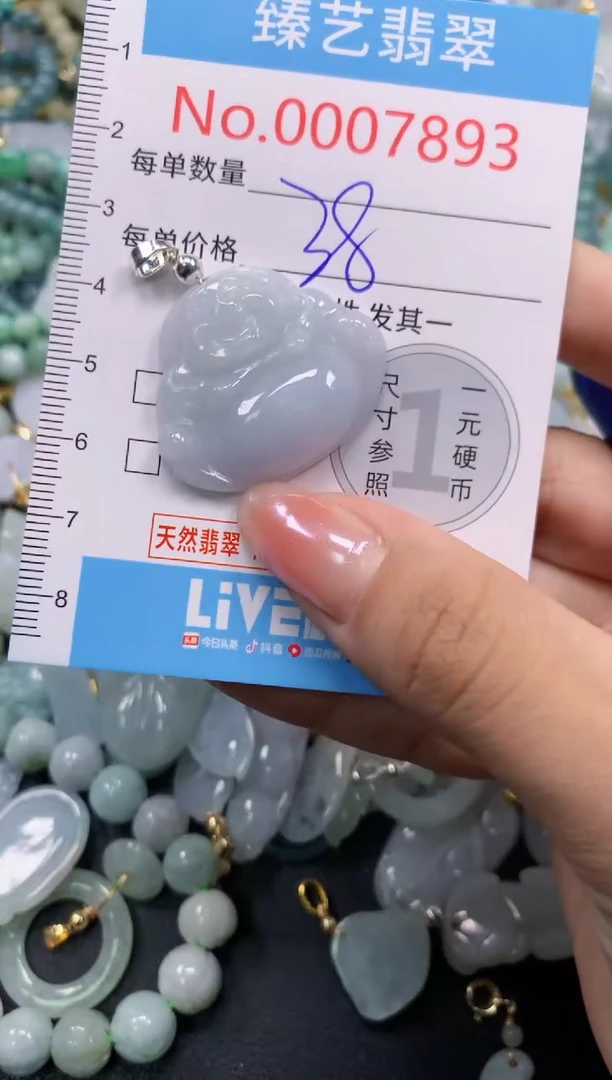 颈饰未镶嵌翡翠7893