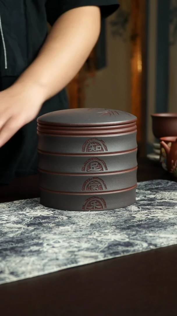 茶杯紫砂34号宜兴紫砂原矿作品
