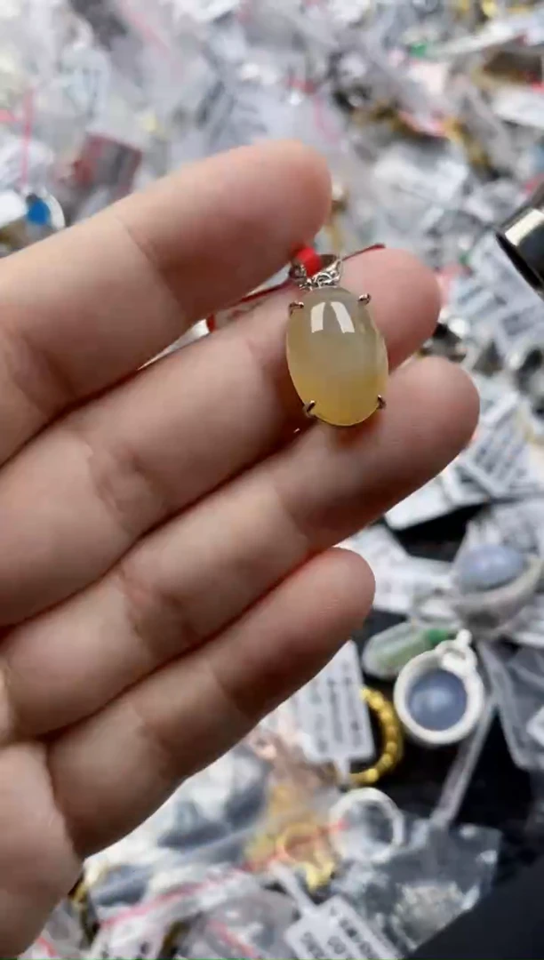 翡翠戒指银S925镶嵌2222     6