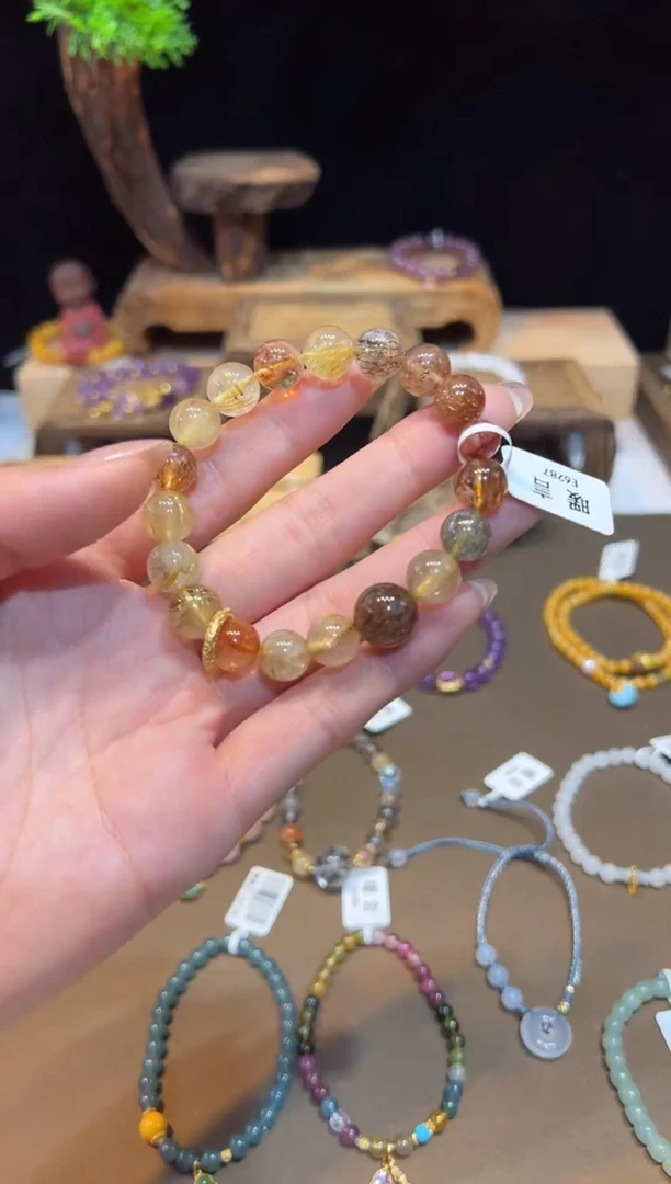 水晶手链未镶嵌手饰@@E6287