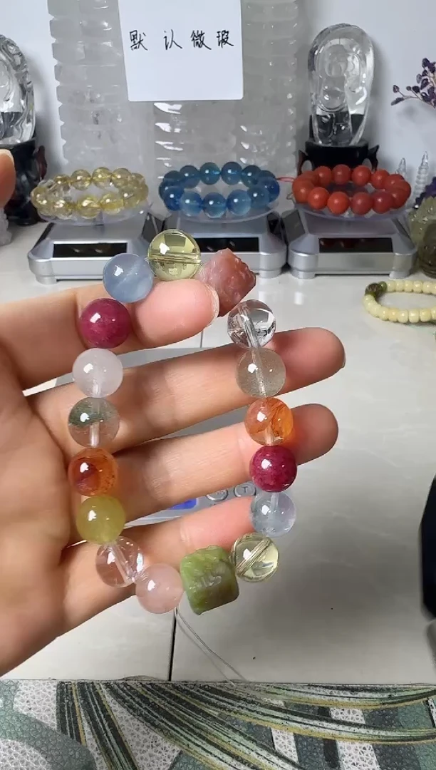 未镶嵌手链水晶矿坑