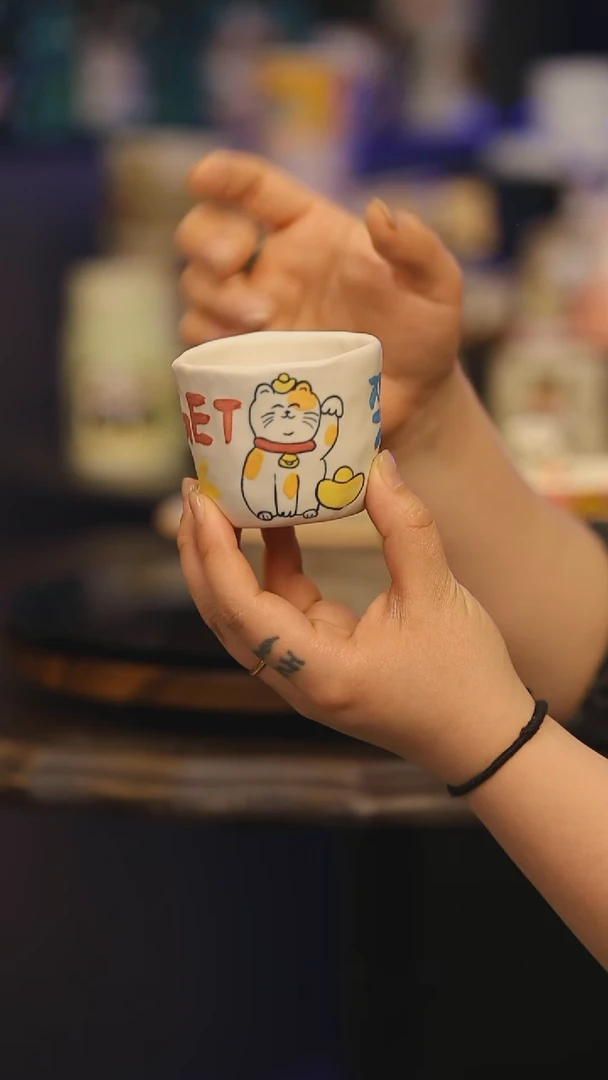 【闪购商品】摆件景德镇釉下彩绘设计师款式陶瓷